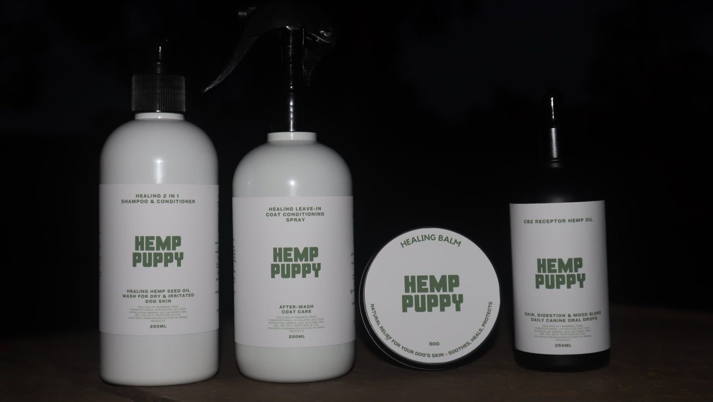 Smash the Rash Hemp Bundle + BONUS Seasonal Skin Care Tips AND 10g Bag of Calendula Tea – Complete Care | by Hemp Puppy